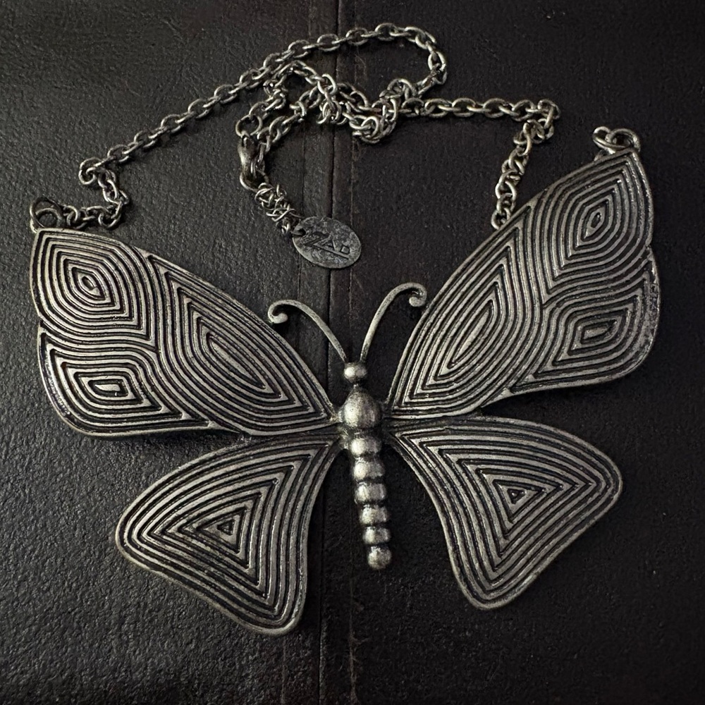 Vintage Beautiful ZAD Butterfly Necklace